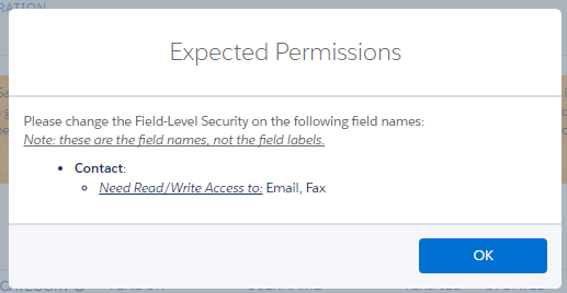 Pardot Salesforce Connector - Missing Permissions