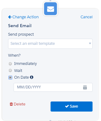 Pardot Scheduling Email in Engagement Studio