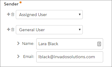 Select a General User as your fallback sender