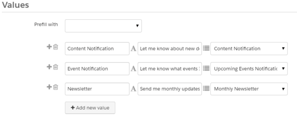 Set all checkbox attributes as you're creating the new Custom Field Set all checkbox attributes as you're creating the new Custom Field
