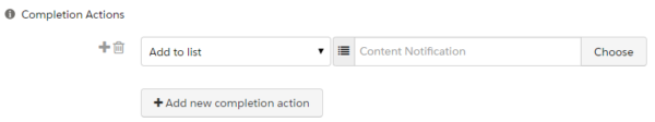 Completion Action on a Custom Redirect Completion Action on a Custom Redirect