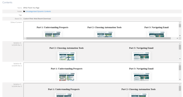 Finished Dynamic Content Finished Dynamic Content
