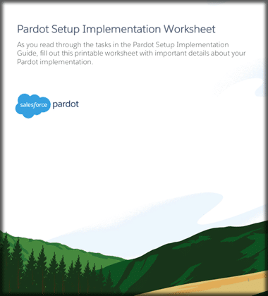 Pardot Setup Implementation Worksheet