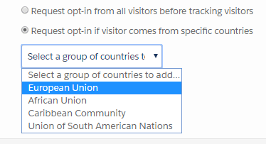 Pick European Union from the groups