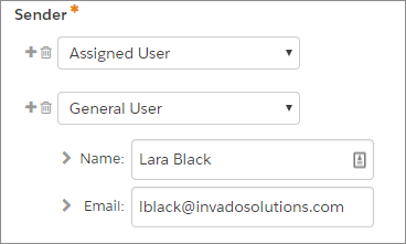 Select a General User as your fallback sender